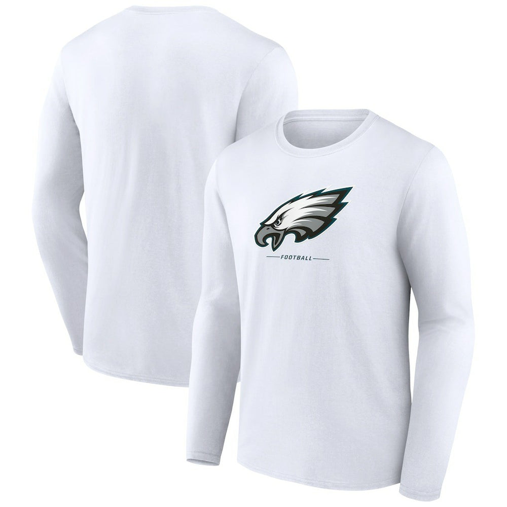 Logo Team Lockup Long Sleeve T-Shirt - Philadelphia Eagles