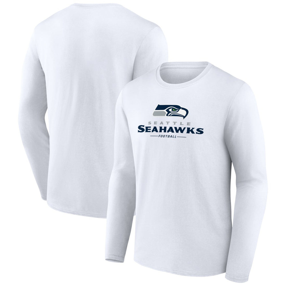 Logo Team Lockup Long Sleeve T-Shirt - Seattle Seahawks