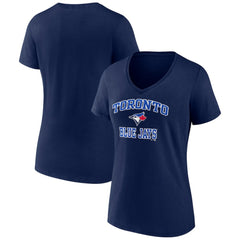 MLB Toronto Blue Jays Women's Heart and Soul V-Neck T-Shirt