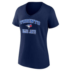 MLB Toronto Blue Jays Women's Heart and Soul V-Neck T-Shirt