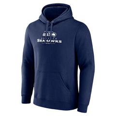 Logo Team Lockup Fitted Pullover Hoodie - Seattle Seahawks