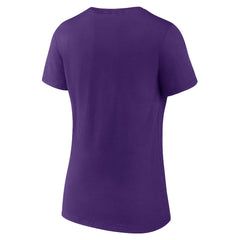 Women's Logo Team Lockup V-Neck T-Shirt - Minnesota Vikings