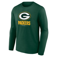 Logo Team Lockup Long Sleeve T-Shirt - Green Bay Packers