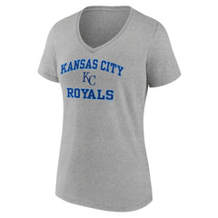 MLB Kansas City Royals Women's Heart and Soul V-Neck T-Shirt