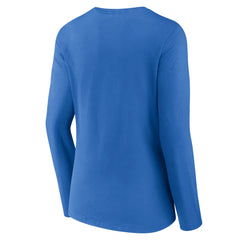 Women's Logo Team Lockup Long Sleeve V-Neck T-Shirt - Detroit Lions