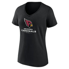 Women's Logo Team Lockup V-Neck T-Shirt - Arizona Cardinals