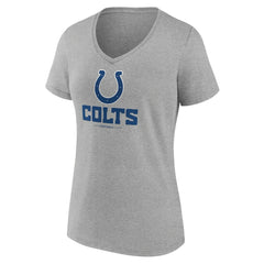Women's Logo Team Lockup V-Neck T-Shirt - Indianapolis Colts