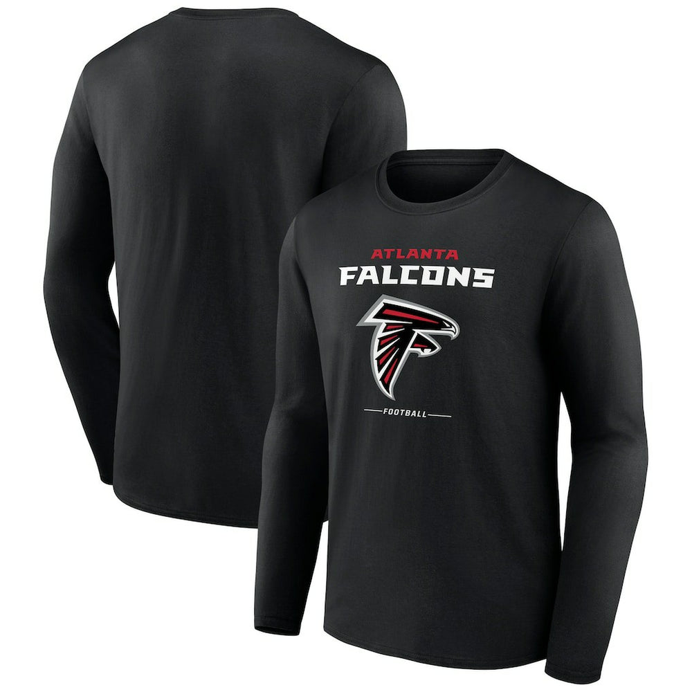Logo Team Lockup Long Sleeve T-Shirt - Atlanta Falcons