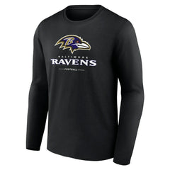 Logo Team Lockup Long Sleeve T-Shirt - Baltimore Ravens