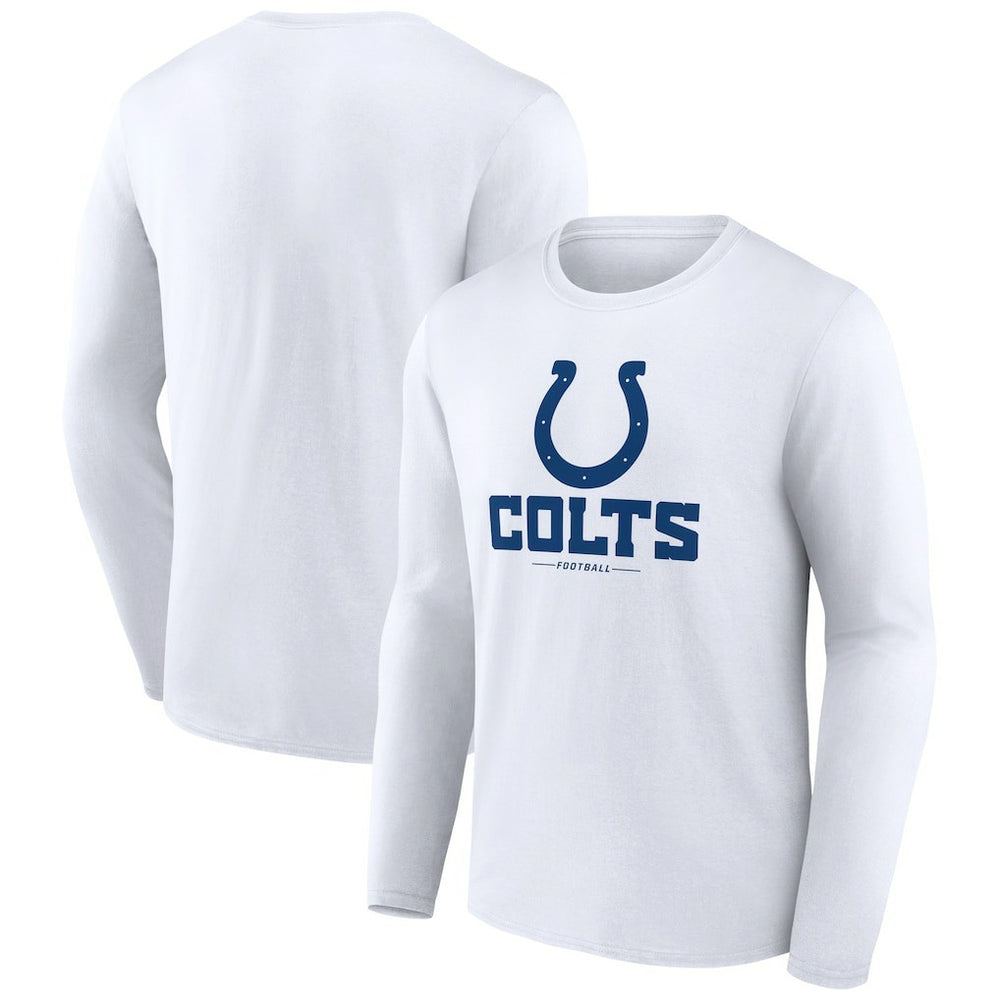 Logo Team Lockup Long Sleeve T-Shirt - Indianapolis Colts