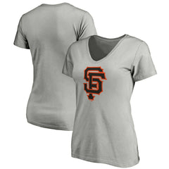 MLB San Francisco Giants Women's Official Logo V-Neck T-Shirt