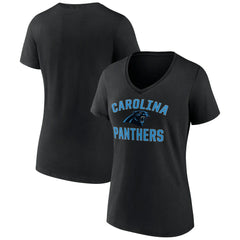 Women's Victory Arch Team V-Neck T-Shirt - Carolina Panthers