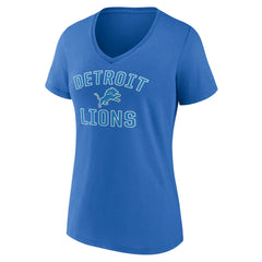 Women's Victory Arch Team V-Neck T-Shirt - Detroit Lions