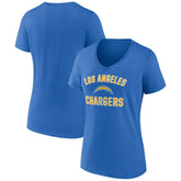 Women's Victory Arch Team V-Neck T-Shirt - Los Angeles Chargers