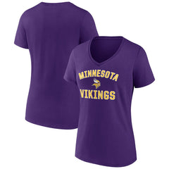 Women's Victory Arch Team V-Neck T-Shirt - Minnesota Vikings