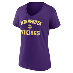 Women's Victory Arch Team V-Neck T-Shirt - Minnesota Vikings