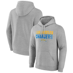 Team Fade Out Fitted Pullover Hoodie - Los Angeles Chargers