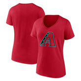 MLB Arizona Diamondbacks Women's Official Logo V-Neck T-Shirt