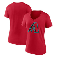 MLB Arizona Diamondbacks Women's Official Logo V-Neck T-Shirt