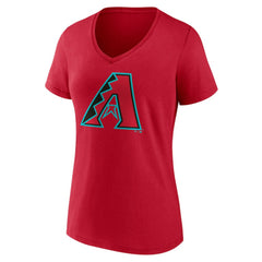MLB Arizona Diamondbacks Women's Official Logo V-Neck T-Shirt