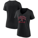 MLB Arizona Diamondbacks Women's Victory Script Team V-Neck T-Shirt