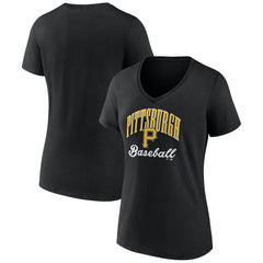 MLB Pittsburgh Pirates Women's Victory Script Team V-Neck T-Shirt