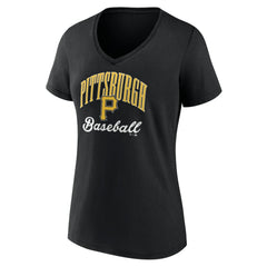MLB Pittsburgh Pirates Women's Victory Script Team V-Neck T-Shirt