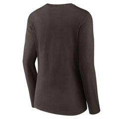 MLB San Diego Padres Women's Victory Script Long Sleeve V-Neck T-Shirt