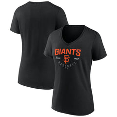 MLB San Francisco Giants Women's Live For It Team V-Neck T-Shirt