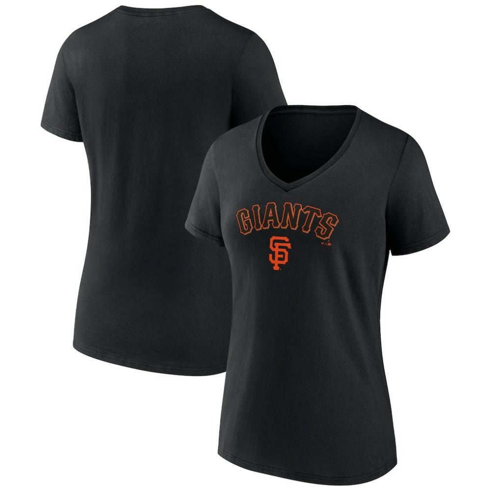MLB San Francisco Giants Women's Lockup V-Neck T-Shirt