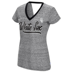 MLB Chicago White Sox Touch Women's Halftime Back Wrap Top V-Neck T-Shirt