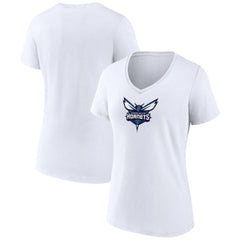 NBA Charlotte Hornets Women's Logo V-Neck T-Shirt