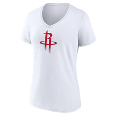 NBA Houston Rockets Women's Logo V-Neck T-Shirt