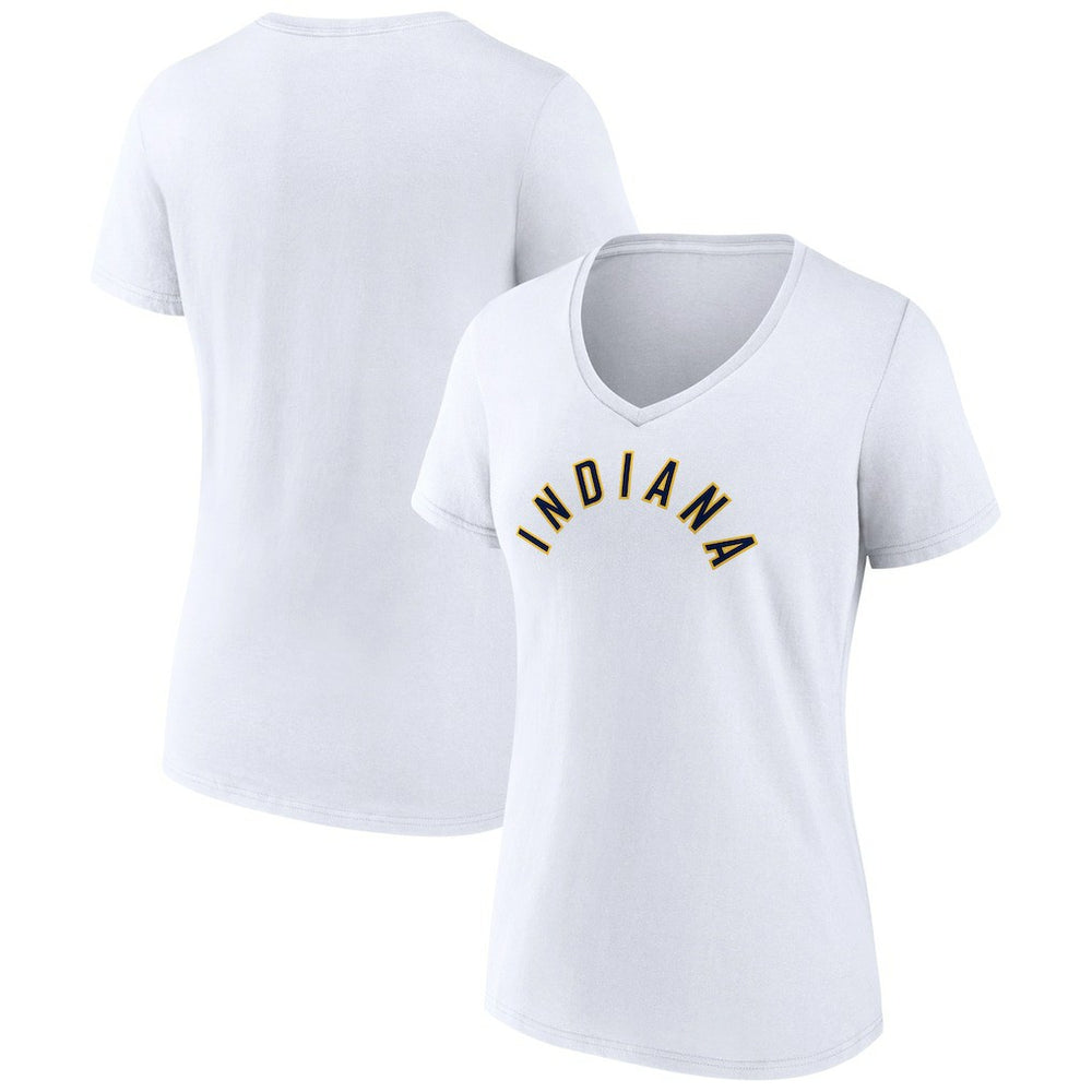 NBA Indiana Pacers Women's Wordmark V-Neck T-Shirt