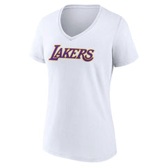 NBA Los Angeles Lakers Women's Wordmark V-Neck T-Shirt