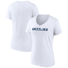 NBA Memphis Grizzlies Women's Wordmark V-Neck T-Shirt
