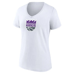 NBA Sacramento Kings Women's Logo V-Neck T-Shirt sale