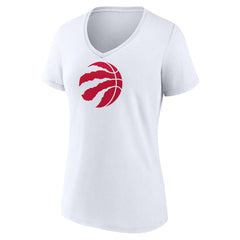 NBA Toronto Raptors Women's Primary Logo V-Neck T-Shirt