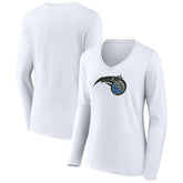 NBA Orlando Magic Women's Logo Long Sleeve V-Neck T-Shirt