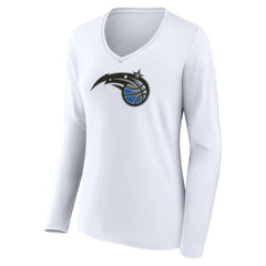 NBA Orlando Magic Women's Logo Long Sleeve V-Neck T-Shirt