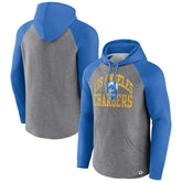Favorite Arch Raglan Pullover Hoodie - Los Angeles Chargers