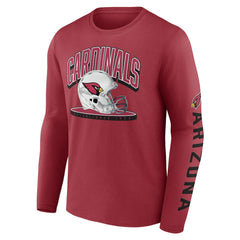 Helmet Platform Long Sleeve T-Shirt - Arizona Cardinals