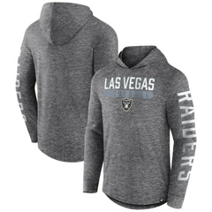 Pill Stack Long Sleeve Hoodie T-Shirt - Las Vegas Raiders