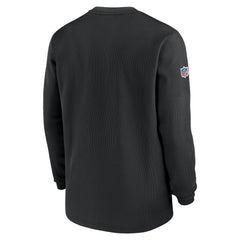 2023 Sideline Throwback Heavy Brushed Waffle Long Sleeve Top - New Orleans Saints