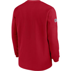 2023 Sideline Throwback Heavy Brushed Waffle Long Sleeve Top - Tampa Bay Buccaneers