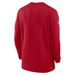 2023 Sideline Performance Long Sleeve Tri-Blend Quarter-Zip Top - Tampa Bay Buccaneers