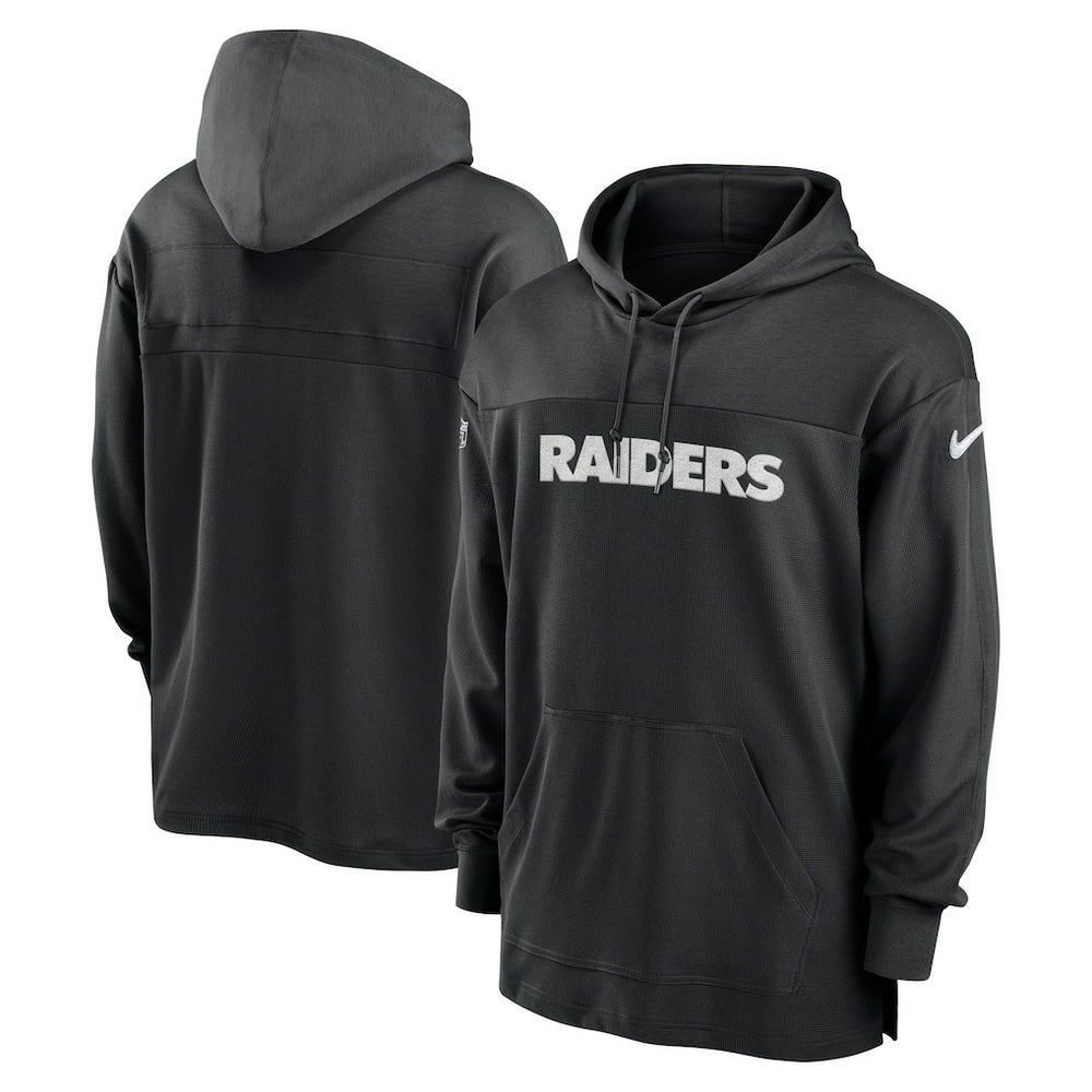 2023 Sideline Lightweight Performance Hooded Top - Las Vegas Raiders