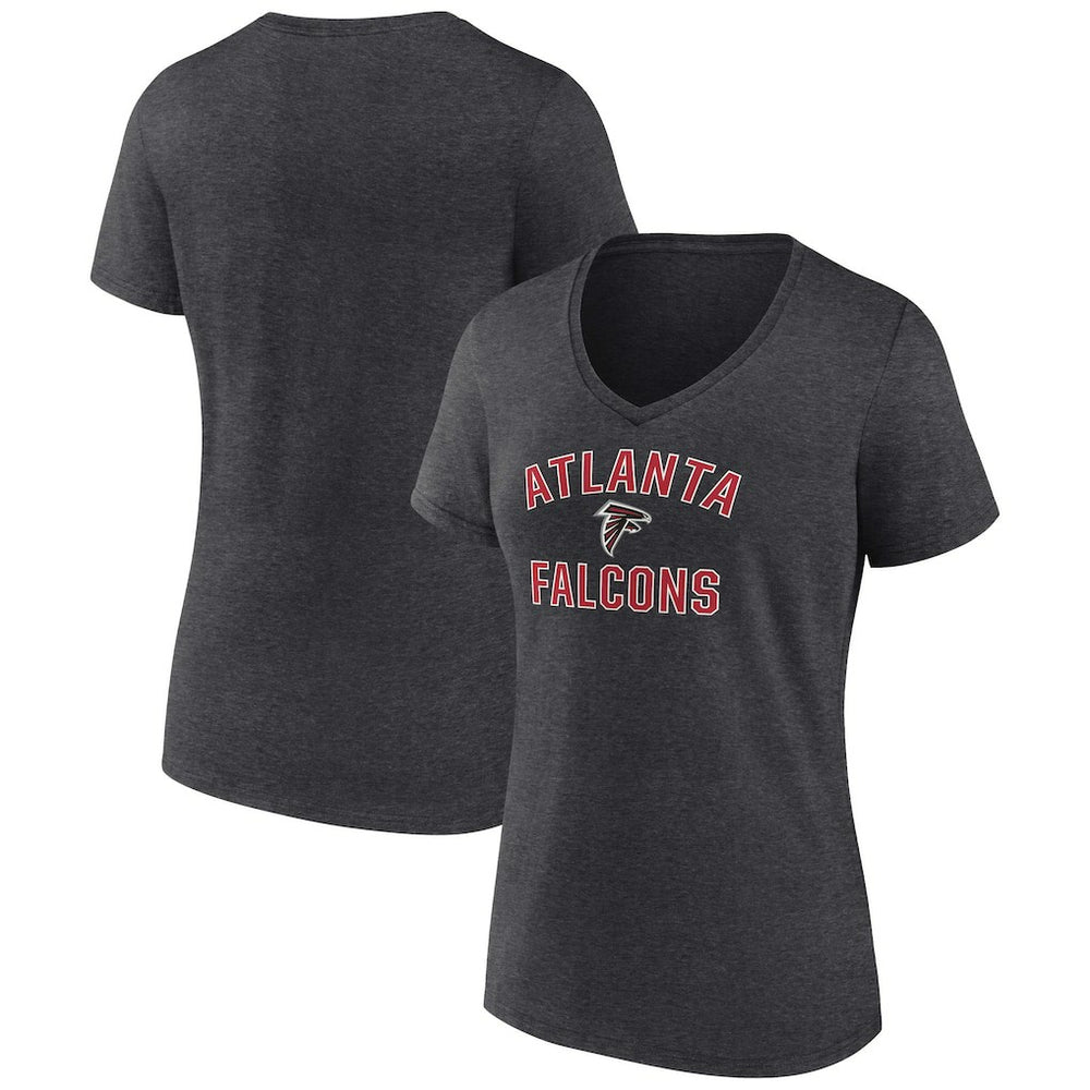 Women's Victory Arch Team V-Neck T-Shirt - Atlanta Falcons