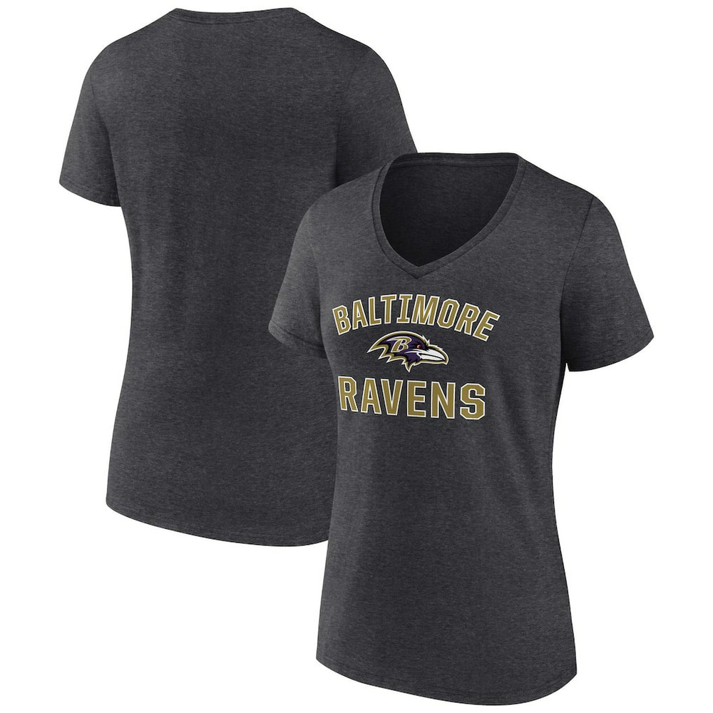 Women's Victory Arch Team V-Neck T-Shirt - Baltimore Ravens