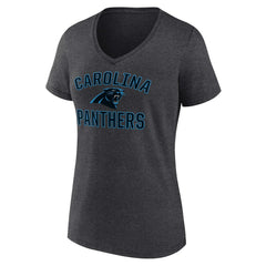 Women's Victory Arch Team V-Neck T-Shirt - Carolina Panthers